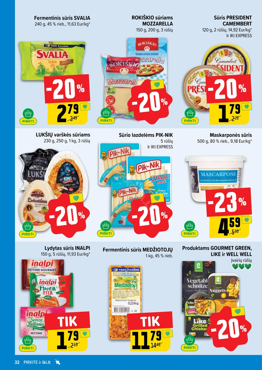 IKI SAVAITĖLĖ akcijų leidinys Nr. 18 puslapis 32