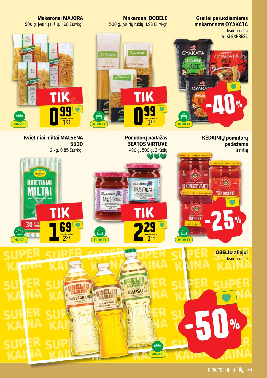 IKI SAVAITĖLĖ akcijų leidinys Nr. 18 puslapis 41