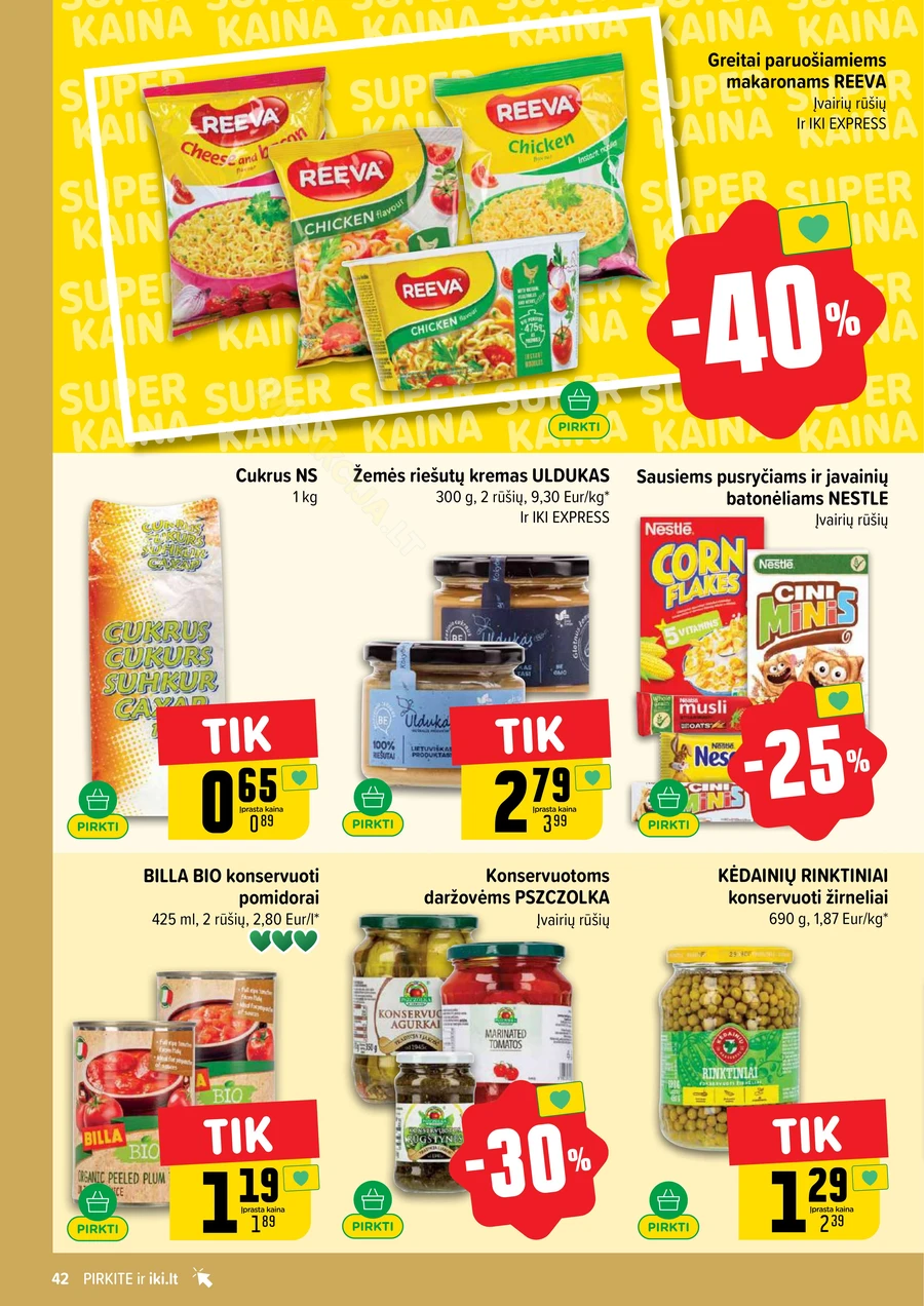 IKI SAVAITĖLĖ akcijų leidinys Nr. 18 puslapis 42