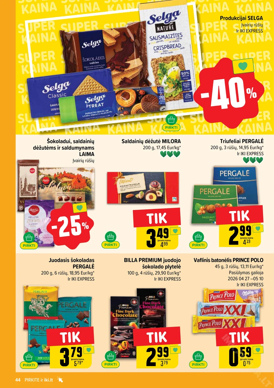 IKI SAVAITĖLĖ akcijų leidinys Nr. 18 puslapis 44