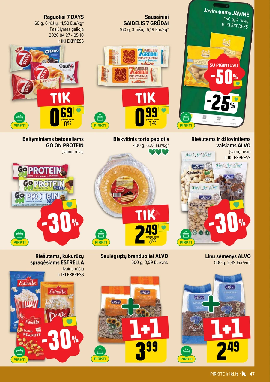 IKI SAVAITĖLĖ akcijų leidinys Nr. 18 puslapis 47