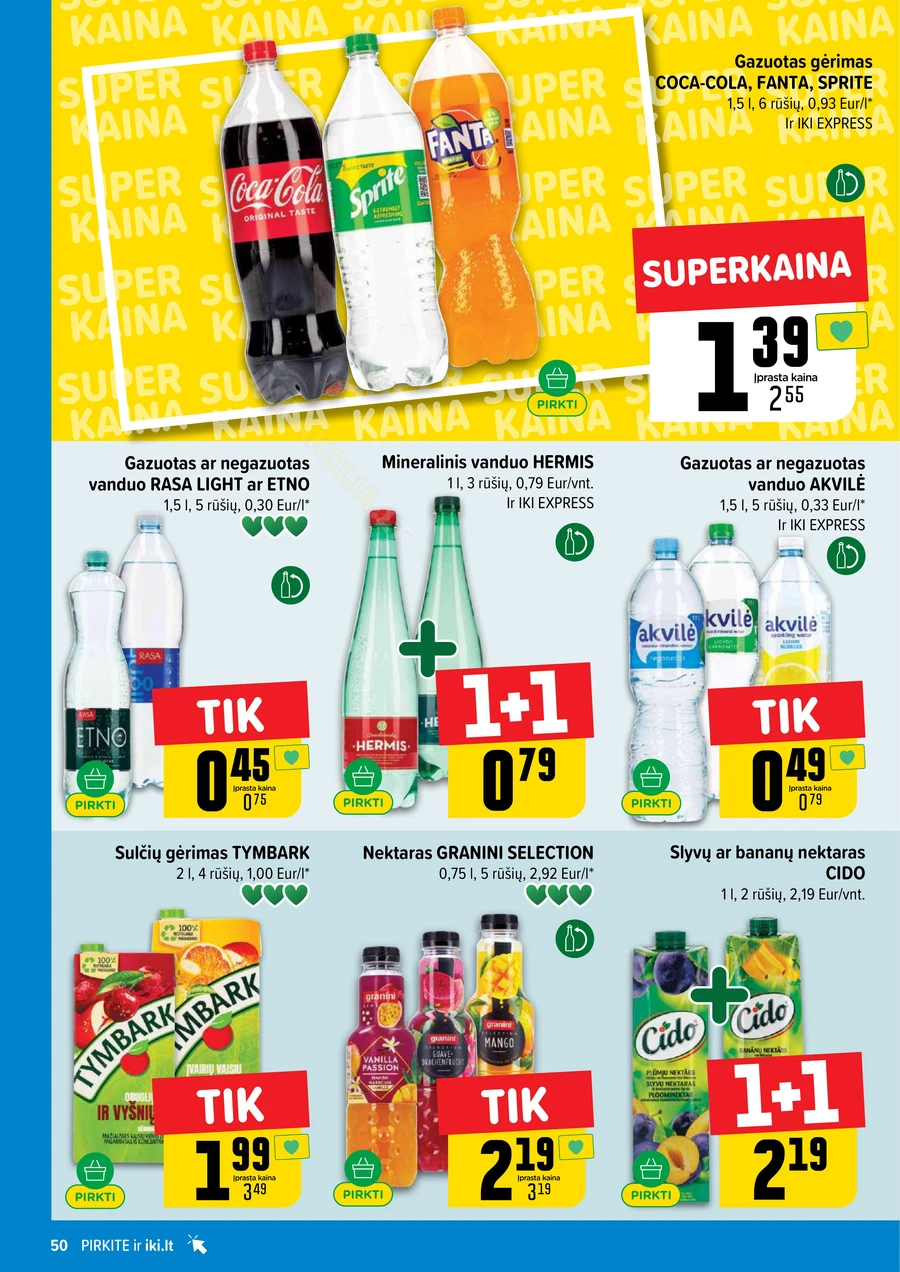 IKI SAVAITĖLĖ akcijų leidinys Nr. 18 puslapis 50