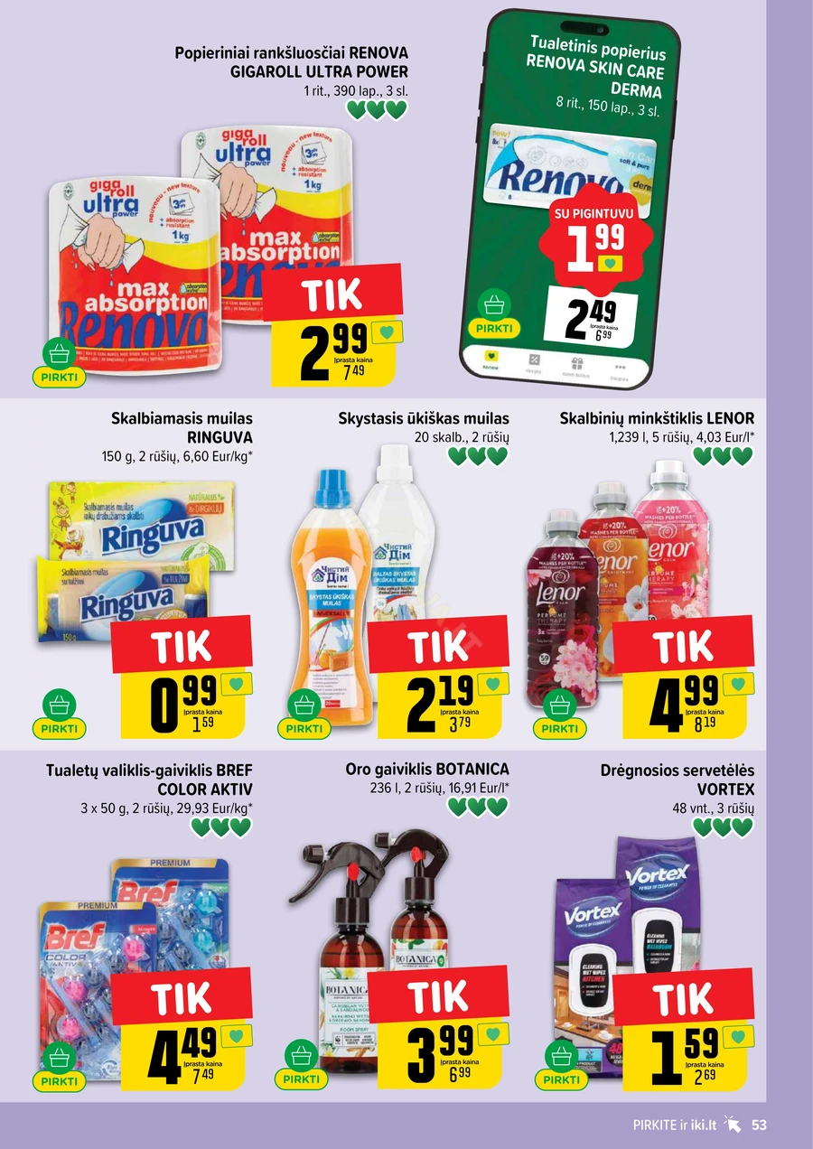 IKI SAVAITĖLĖ akcijų leidinys Nr. 18 puslapis 53