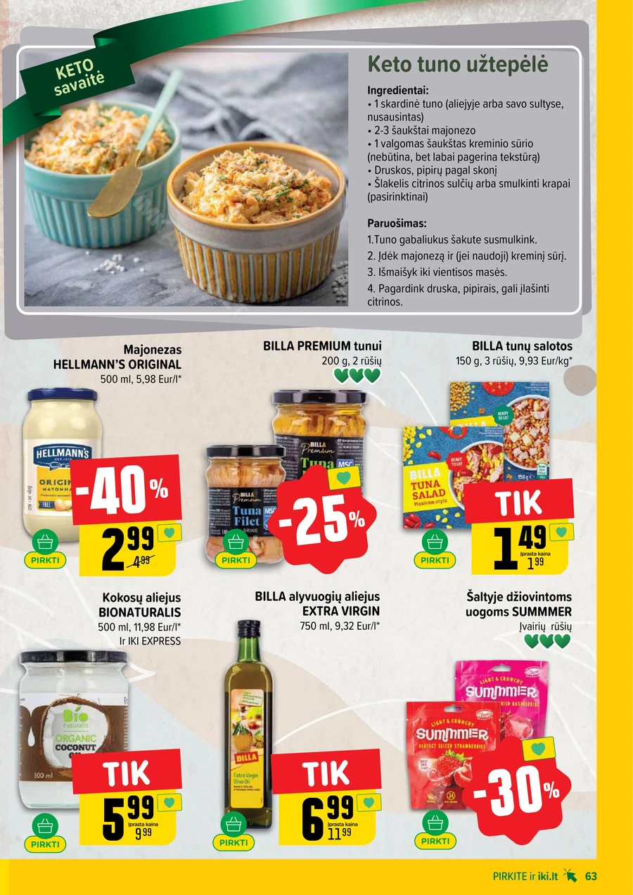 IKI SAVAITĖLĖ akcijų leidinys Nr. 18 puslapis 63
