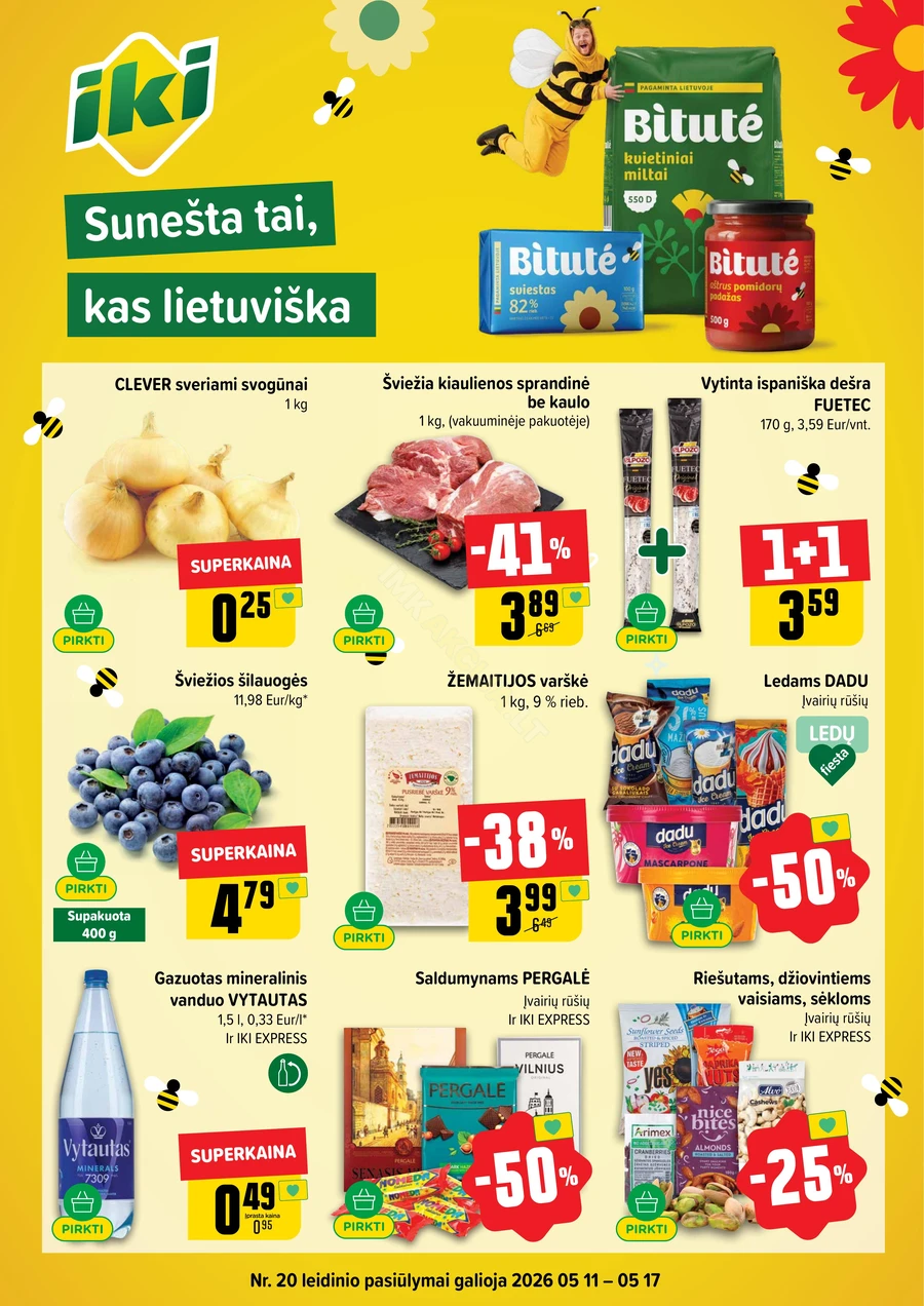 IKI SAVAITĖLĖ akcijų leidinys Nr. 20 puslapis 1