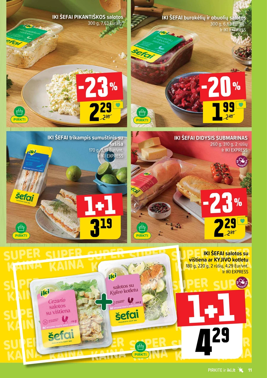 IKI SAVAITĖLĖ akcijų leidinys Nr. 20 puslapis 11