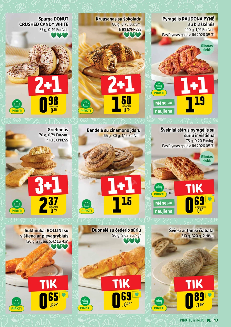 IKI SAVAITĖLĖ akcijų leidinys Nr. 20 puslapis 13