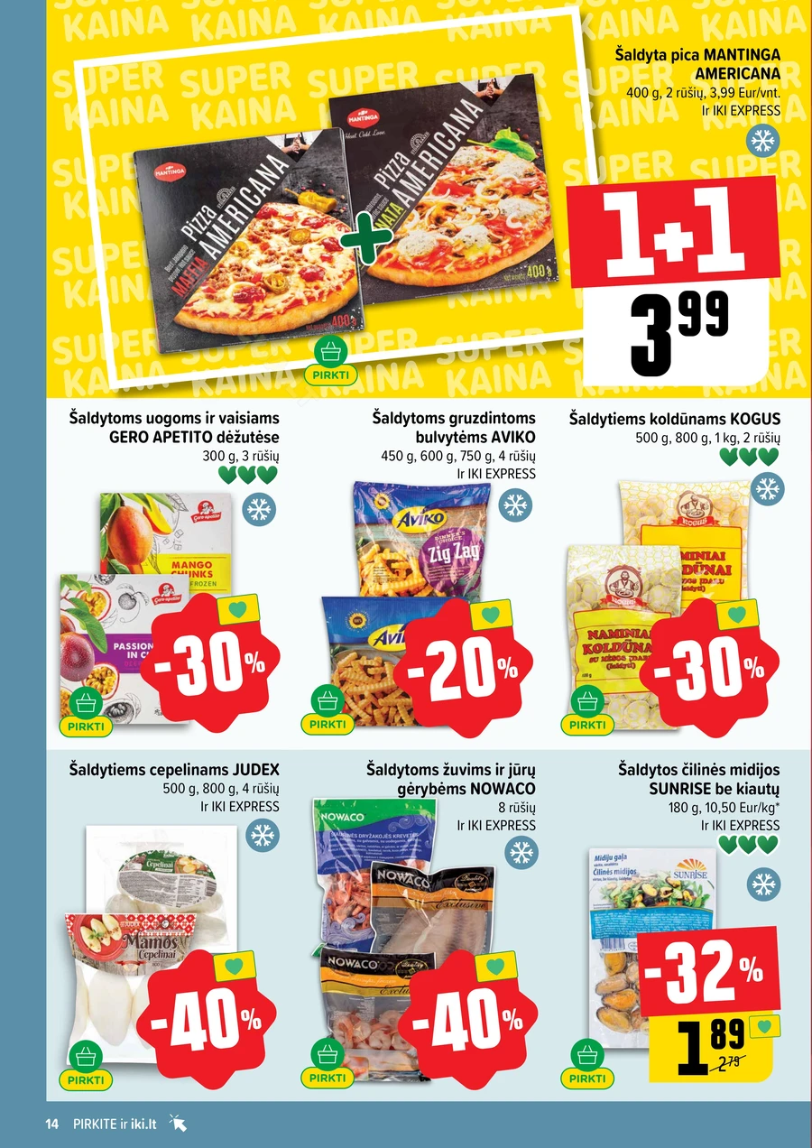 IKI SAVAITĖLĖ akcijų leidinys Nr. 20 puslapis 14