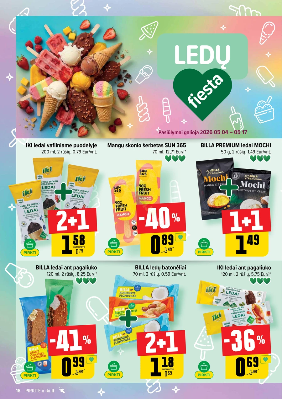 IKI SAVAITĖLĖ akcijų leidinys Nr. 20 puslapis 16