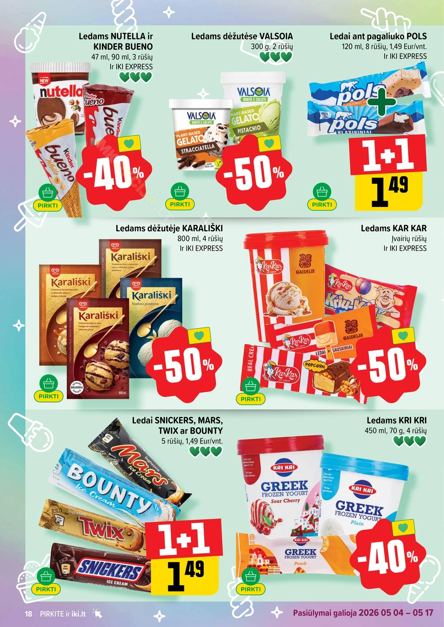 IKI SAVAITĖLĖ akcijų leidinys Nr. 20 puslapis 18