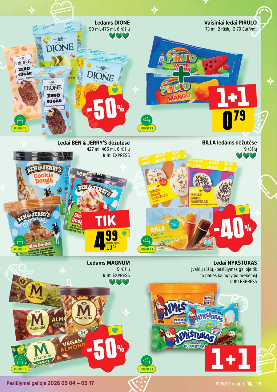 IKI SAVAITĖLĖ akcijų leidinys Nr. 20 puslapis 19