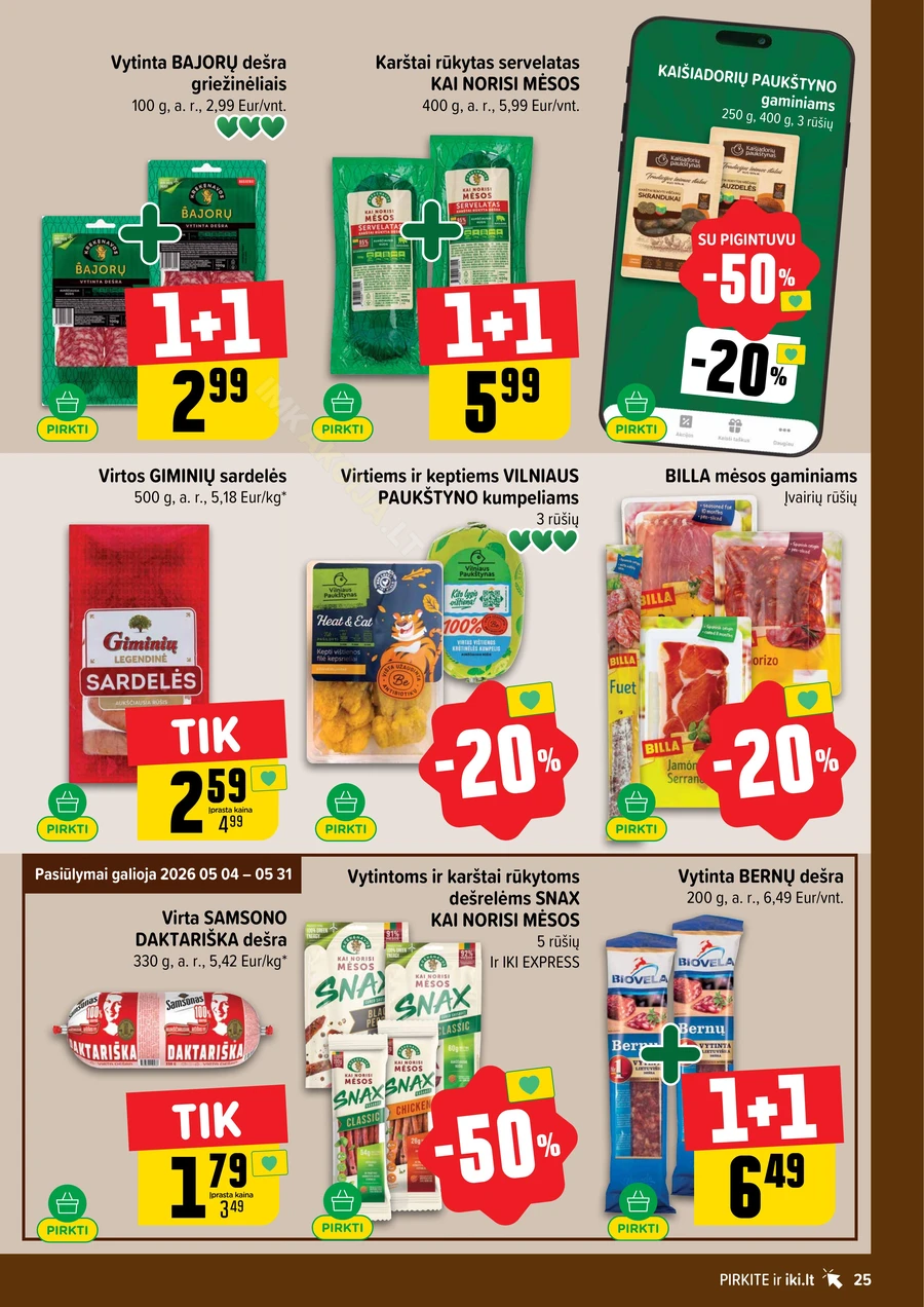 IKI SAVAITĖLĖ akcijų leidinys Nr. 20 puslapis 25