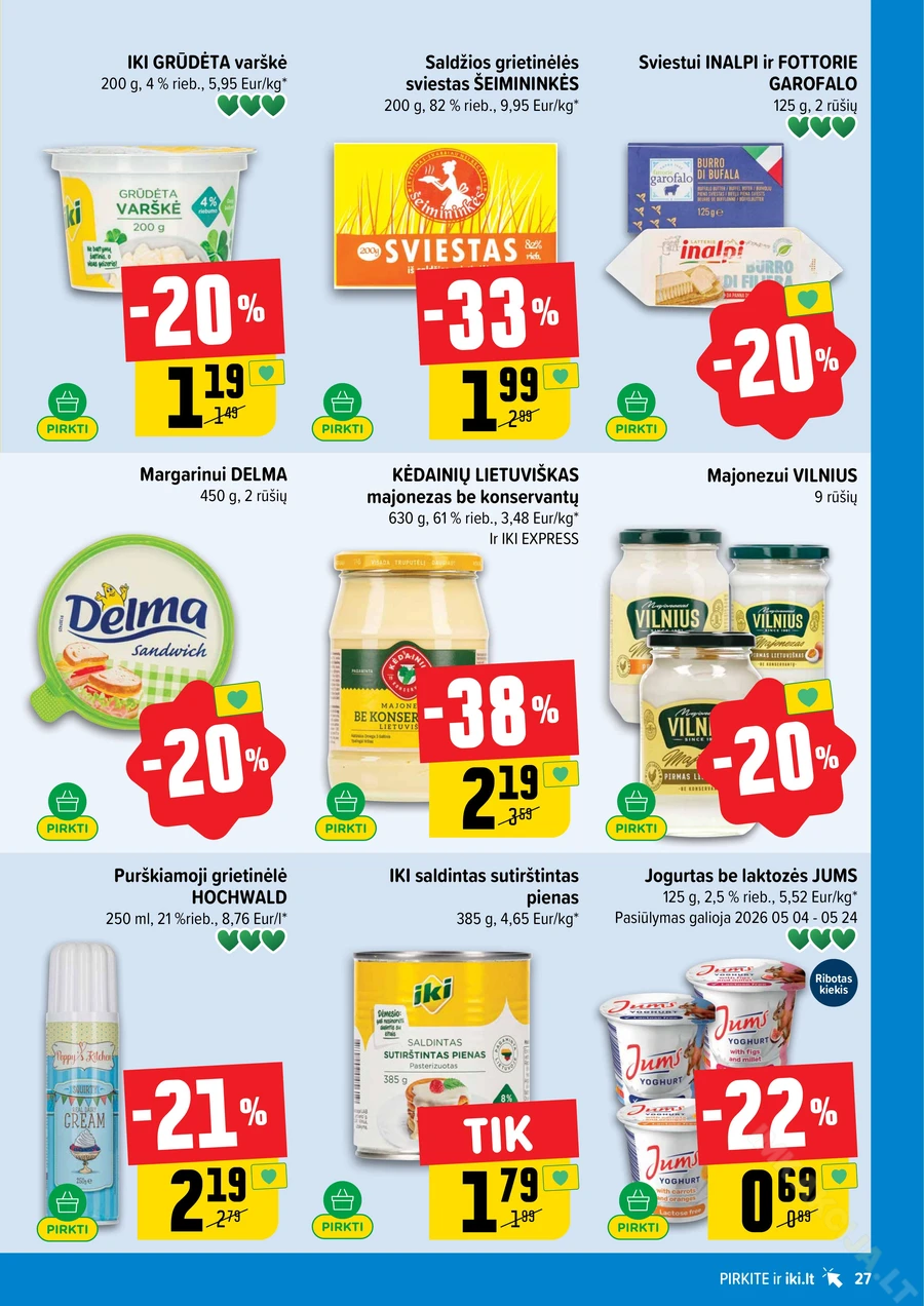 IKI SAVAITĖLĖ akcijų leidinys Nr. 20 puslapis 27