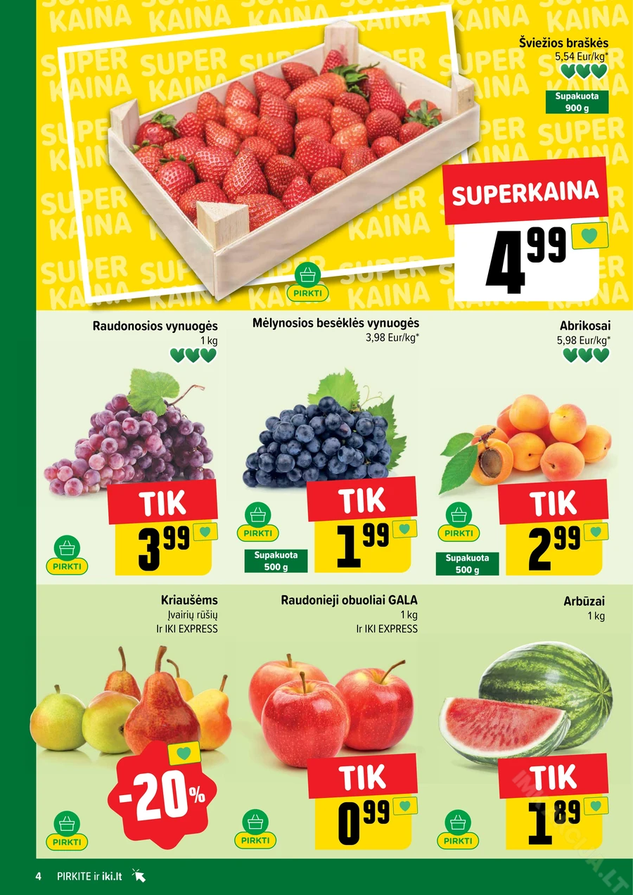 IKI SAVAITĖLĖ akcijų leidinys Nr. 20 puslapis 4