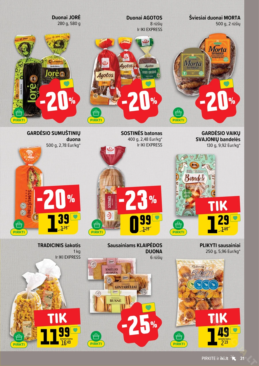 IKI SAVAITĖLĖ akcijų leidinys Nr. 20 puslapis 31