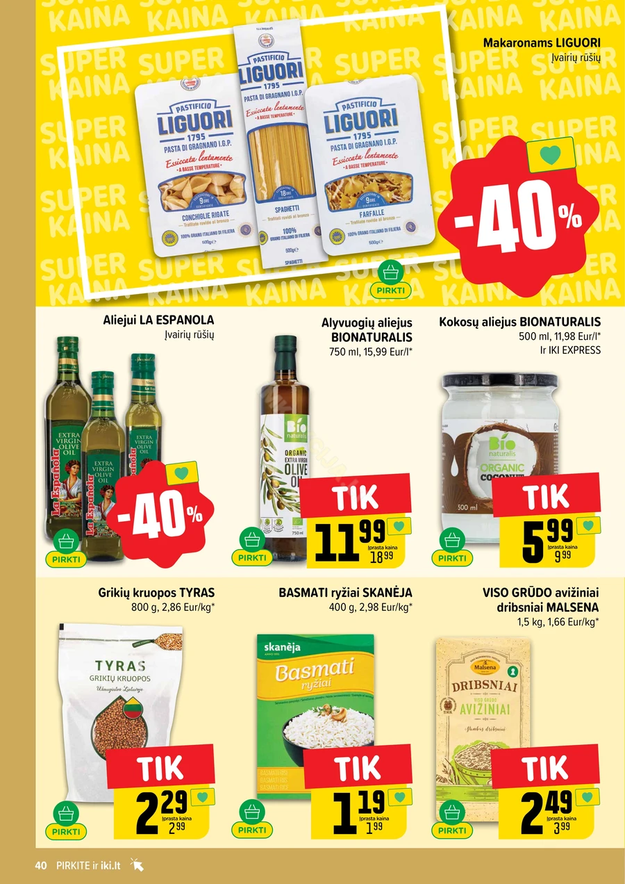 IKI SAVAITĖLĖ akcijų leidinys Nr. 20 puslapis 40