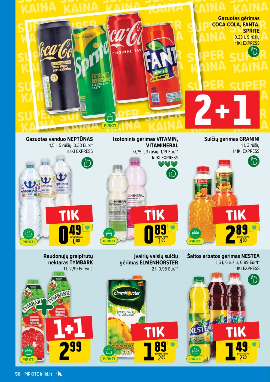 IKI SAVAITĖLĖ akcijų leidinys Nr. 20 puslapis 50
