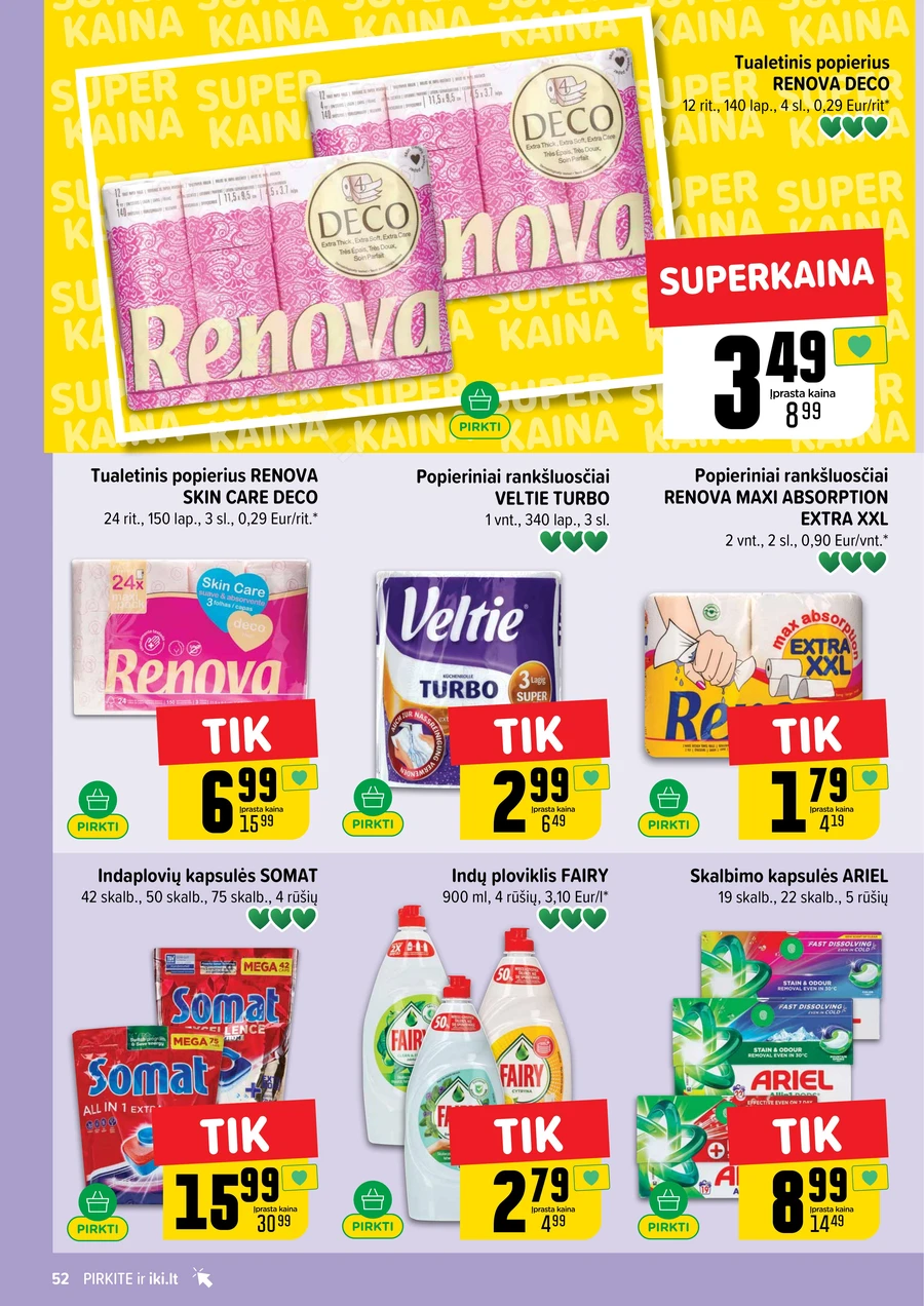 IKI SAVAITĖLĖ akcijų leidinys Nr. 20 puslapis 52