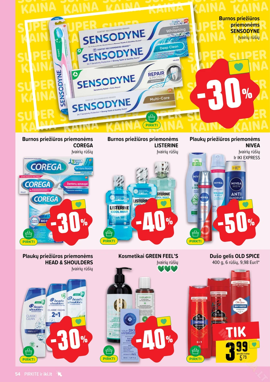 IKI SAVAITĖLĖ akcijų leidinys Nr. 20 puslapis 54