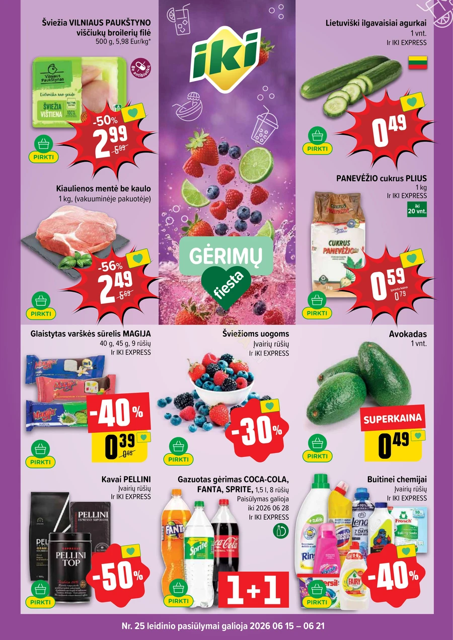 IKI SAVAITĖLĖ akcijų leidinys Nr. 25 puslapis 1