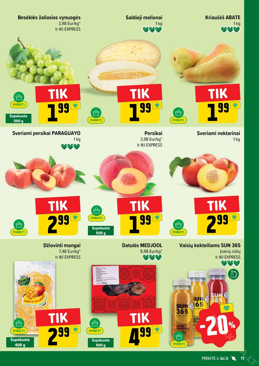 IKI SAVAITĖLĖ akcijų leidinys Nr. 25 puslapis 11