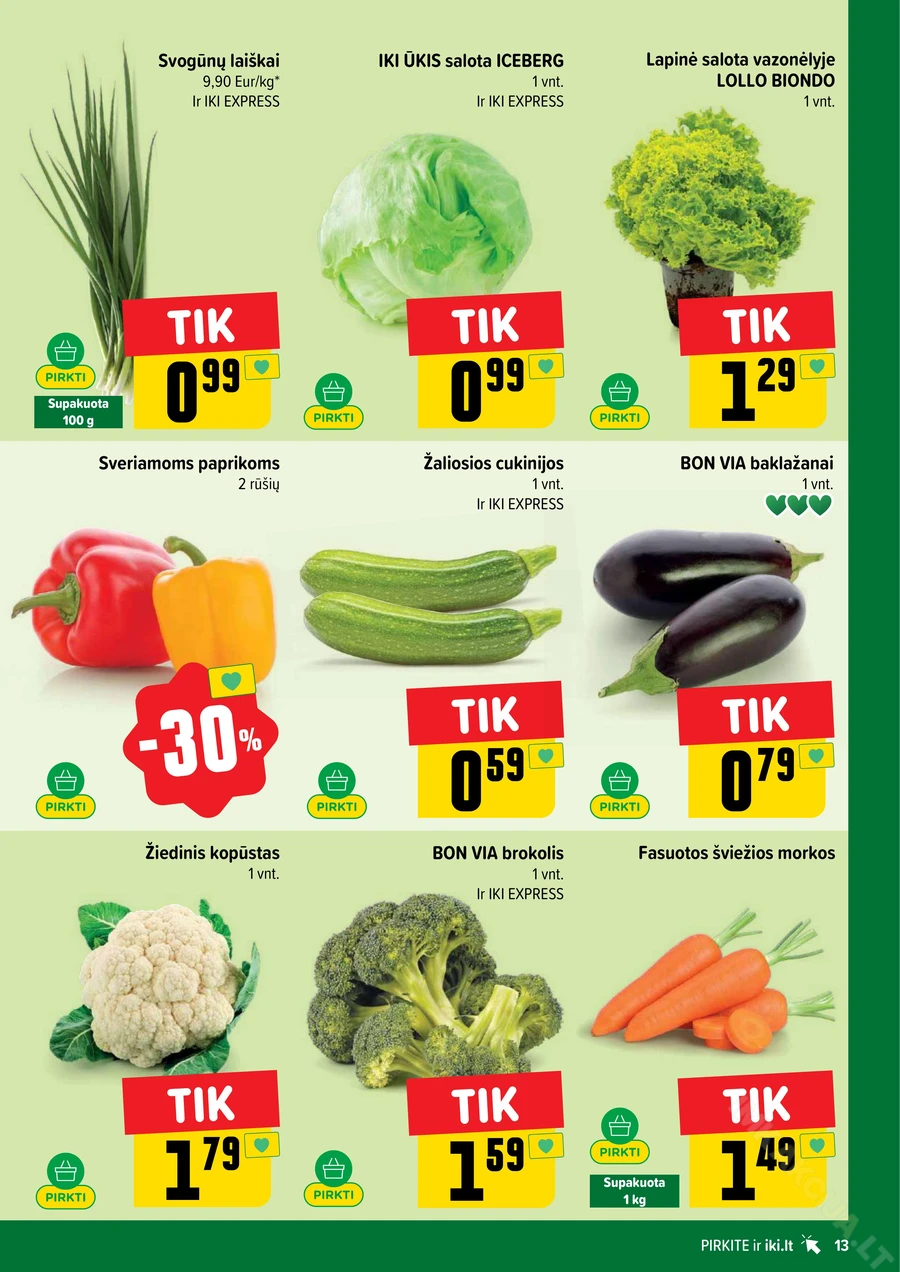 IKI SAVAITĖLĖ akcijų leidinys Nr. 25 puslapis 13