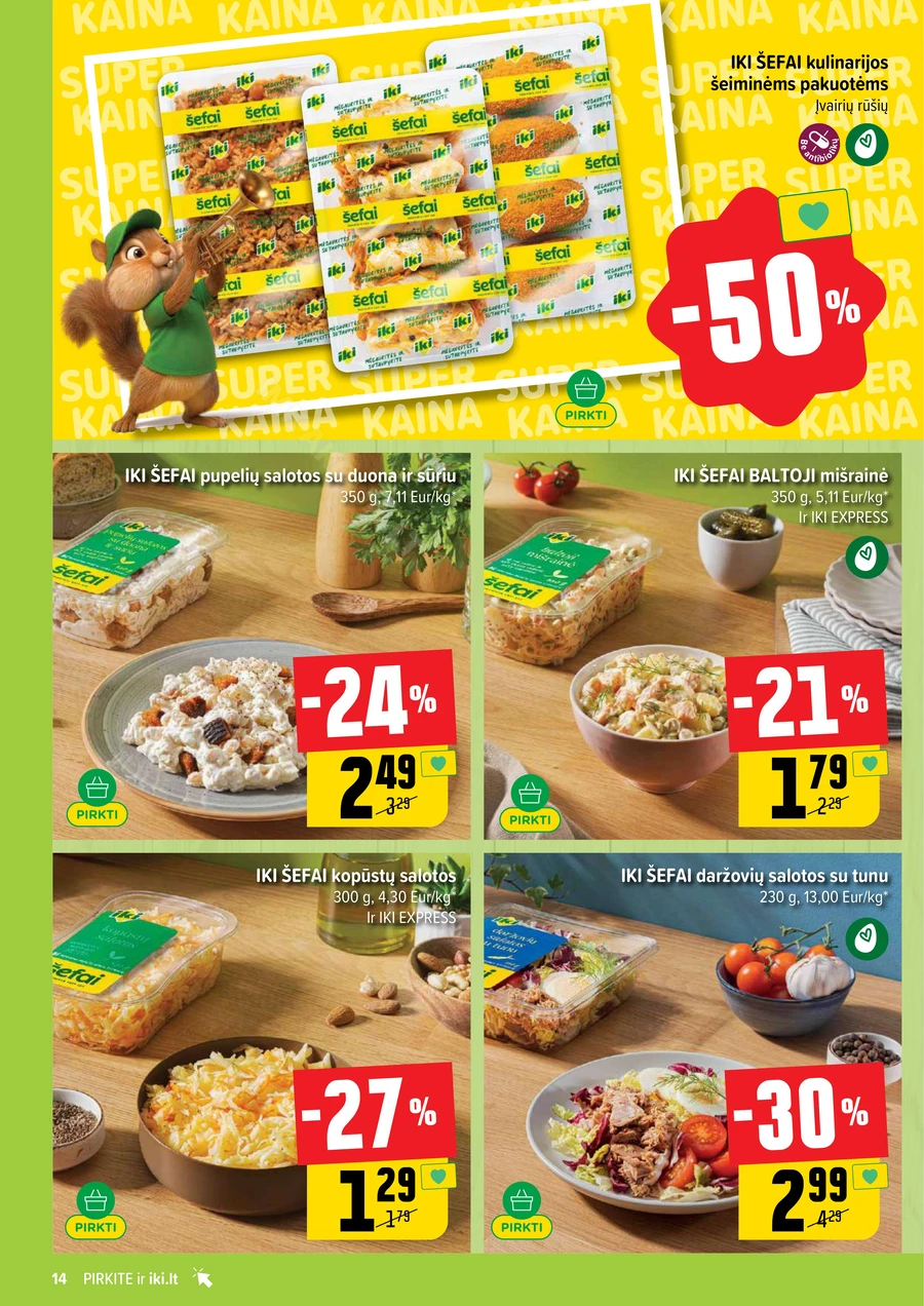 IKI SAVAITĖLĖ akcijų leidinys Nr. 25 puslapis 14