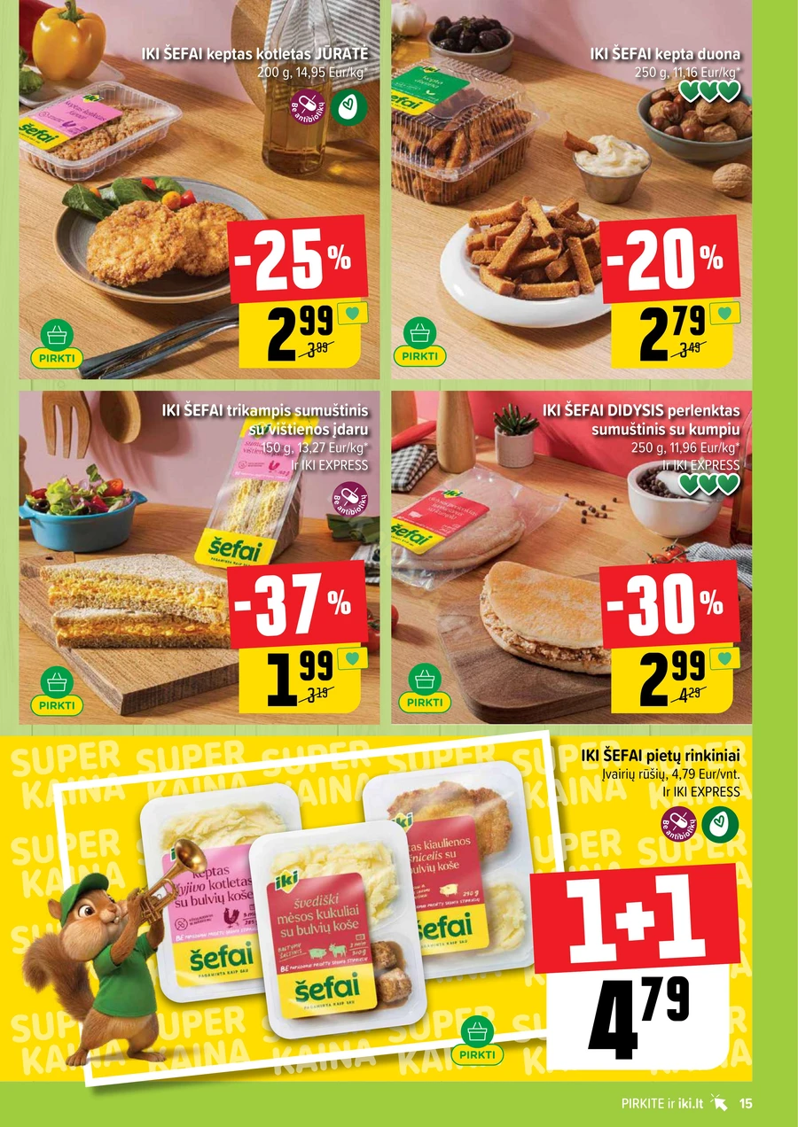 IKI SAVAITĖLĖ akcijų leidinys Nr. 25 puslapis 15
