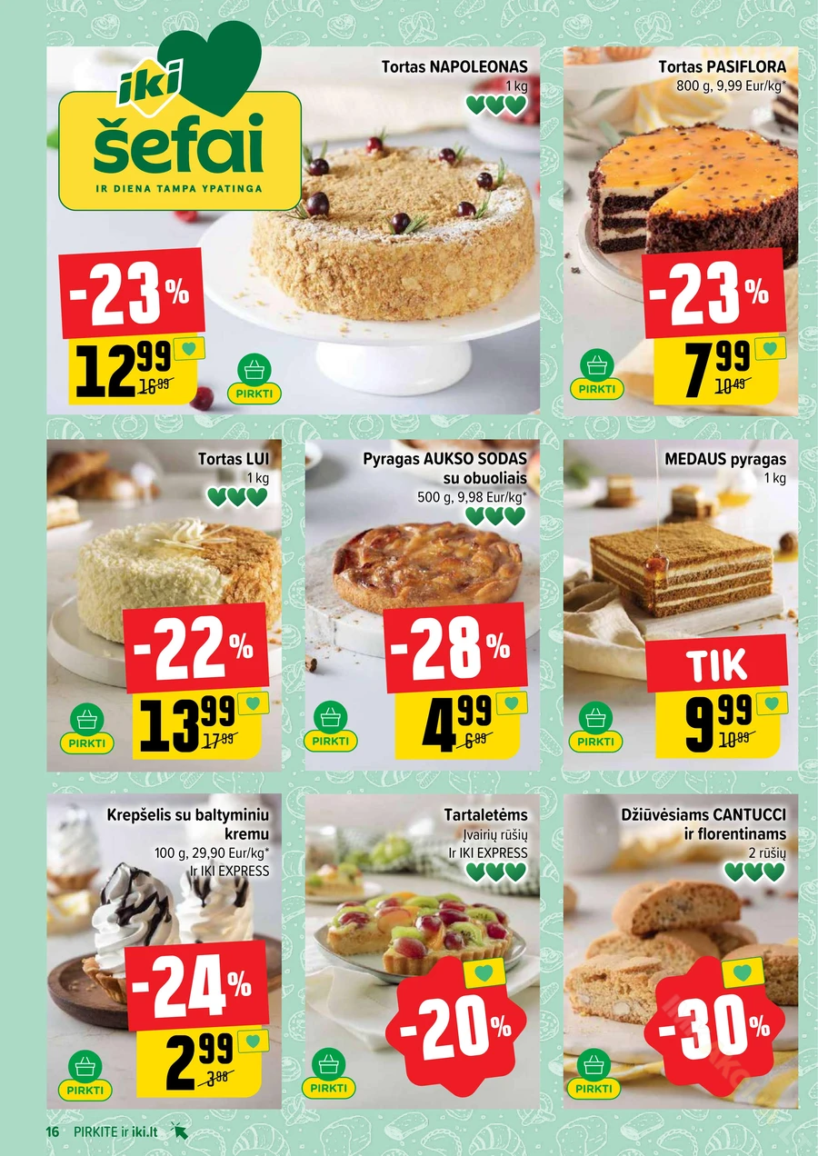 IKI SAVAITĖLĖ akcijų leidinys Nr. 25 puslapis 16