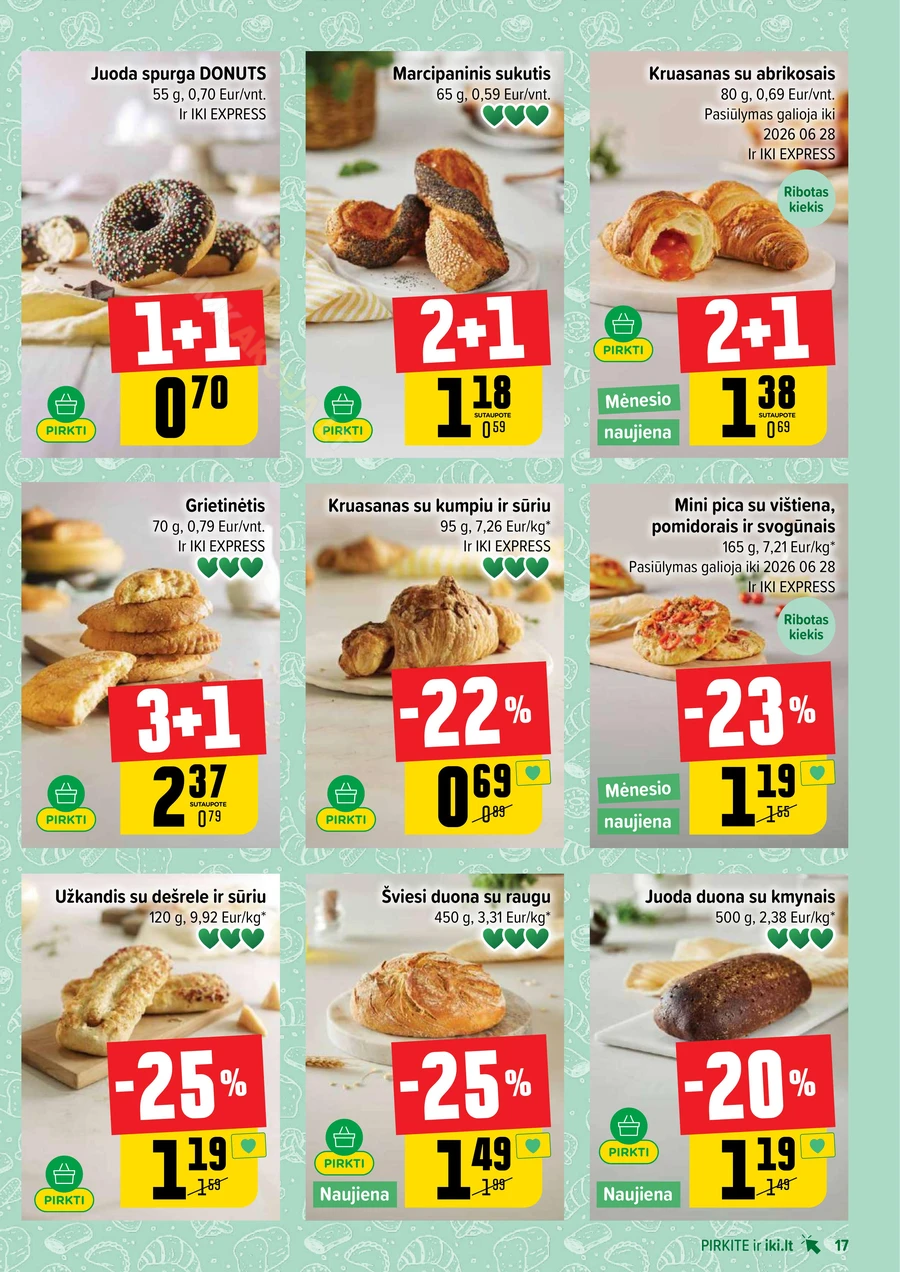 IKI SAVAITĖLĖ akcijų leidinys Nr. 25 puslapis 17