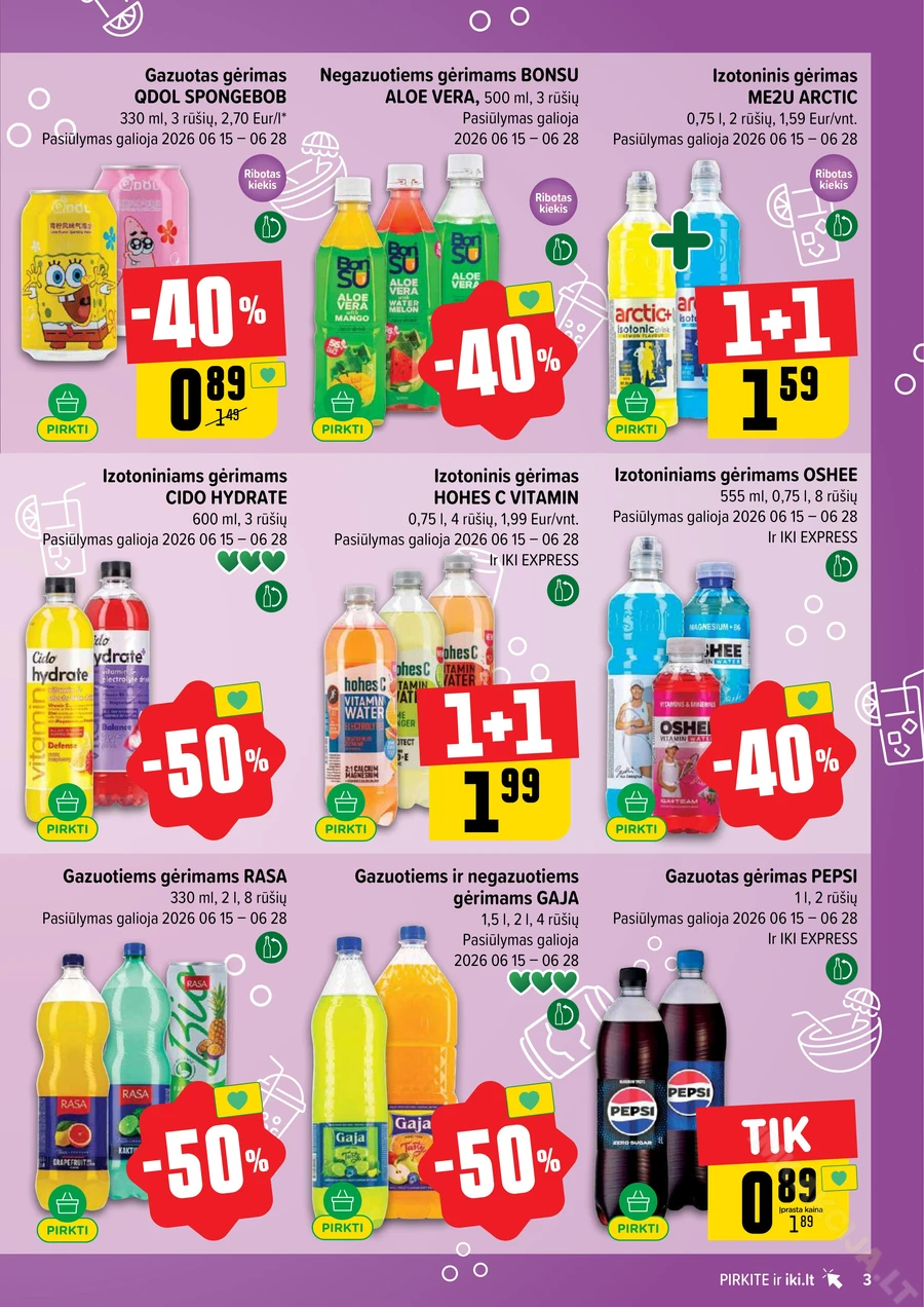 IKI SAVAITĖLĖ akcijų leidinys Nr. 25 puslapis 3
