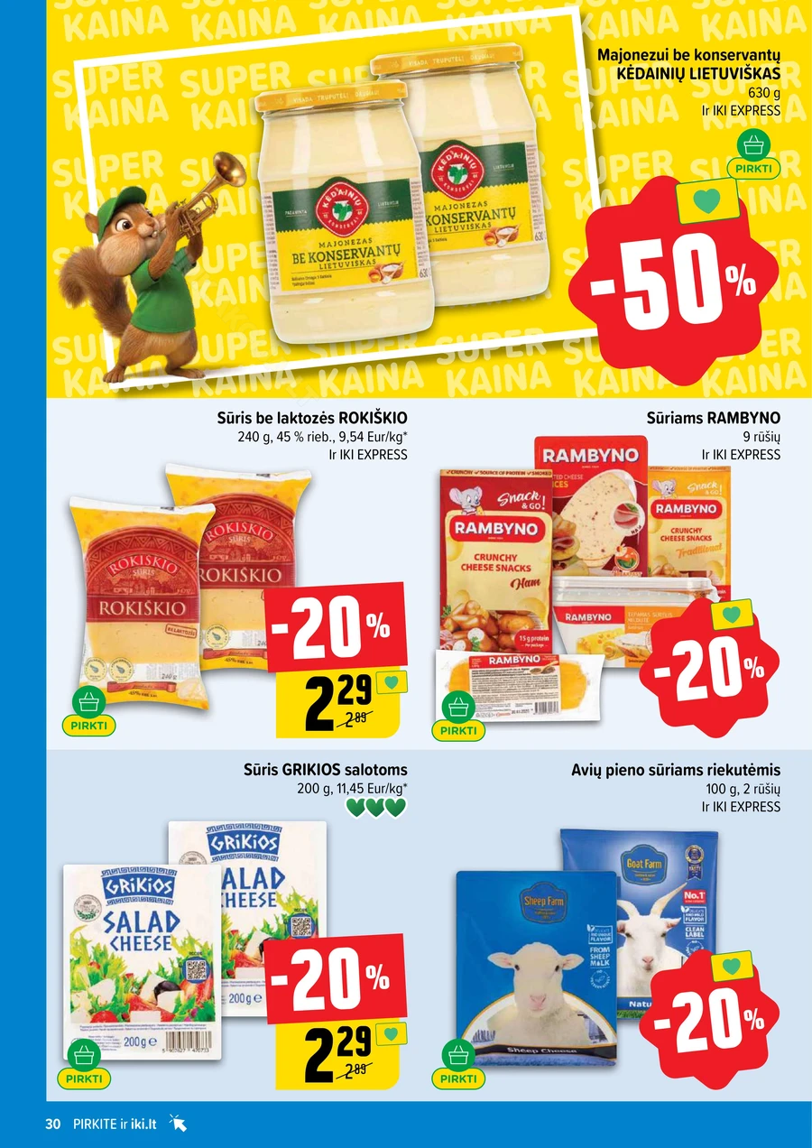 IKI SAVAITĖLĖ akcijų leidinys Nr. 25 puslapis 30