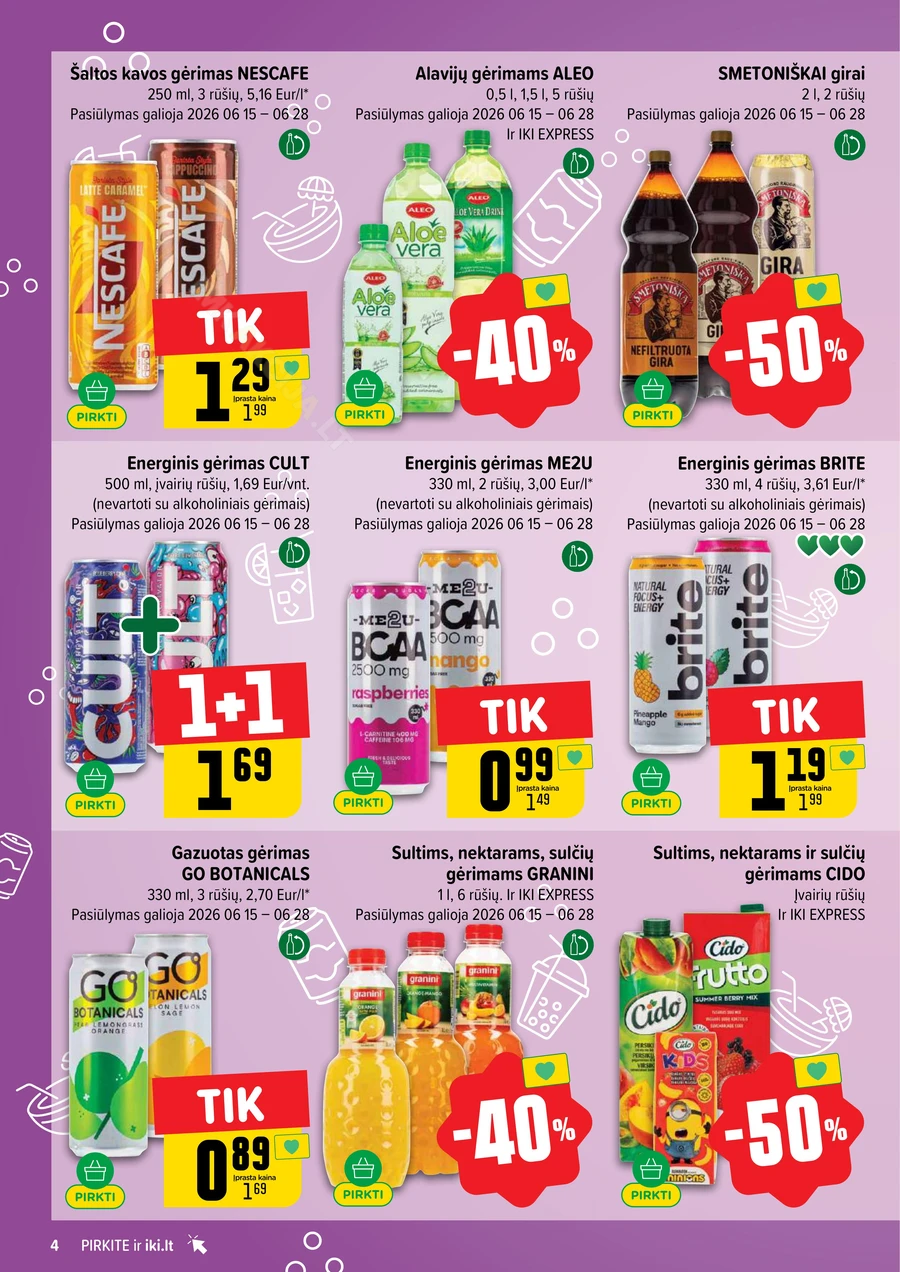 IKI SAVAITĖLĖ akcijų leidinys Nr. 25 puslapis 4