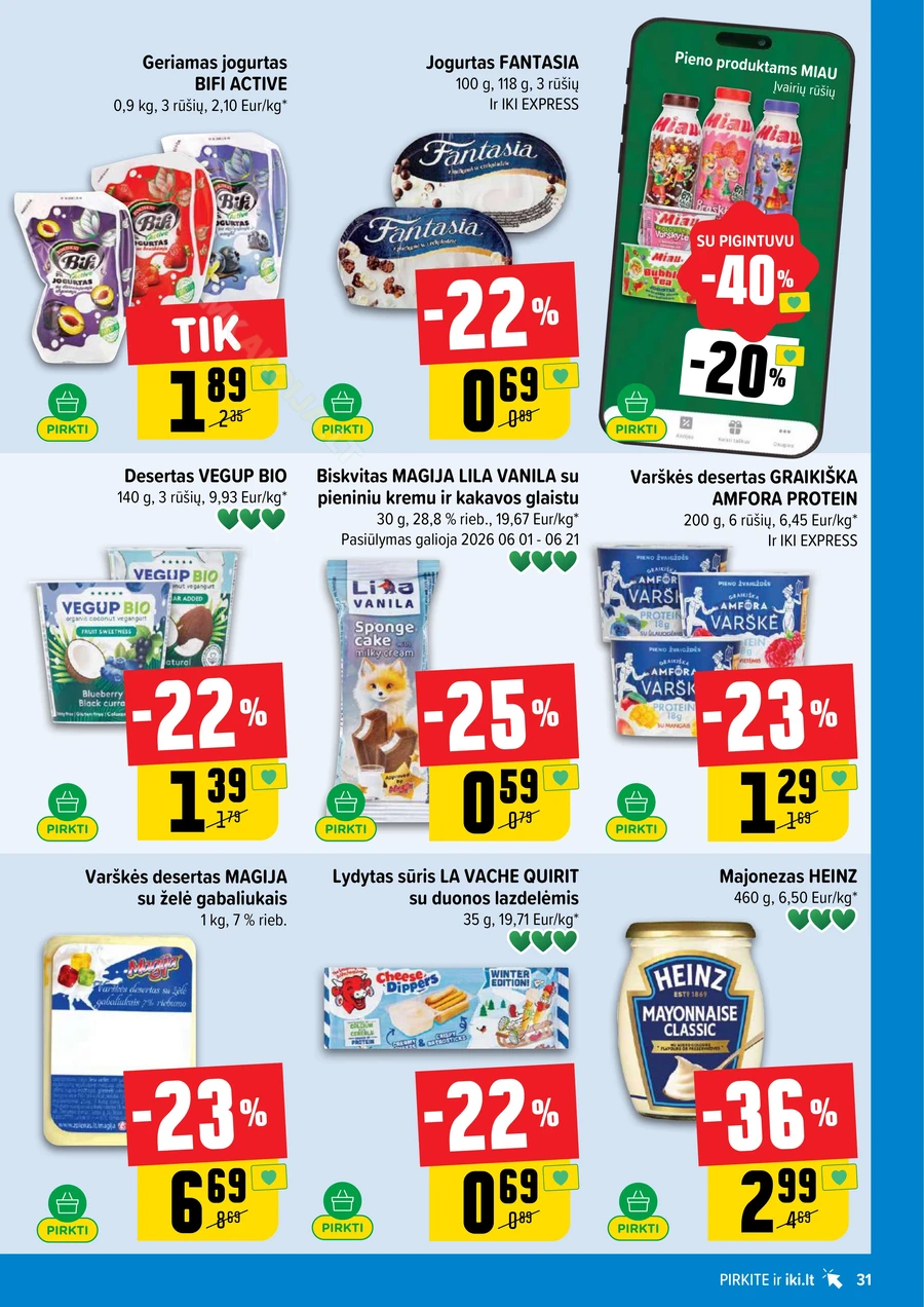 IKI SAVAITĖLĖ akcijų leidinys Nr. 25 puslapis 31