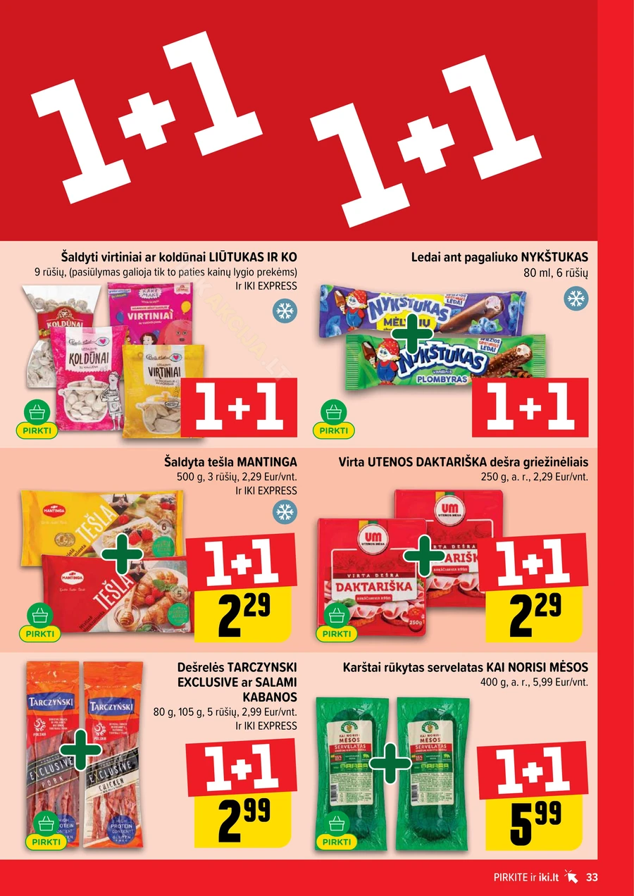 IKI SAVAITĖLĖ akcijų leidinys Nr. 25 puslapis 33