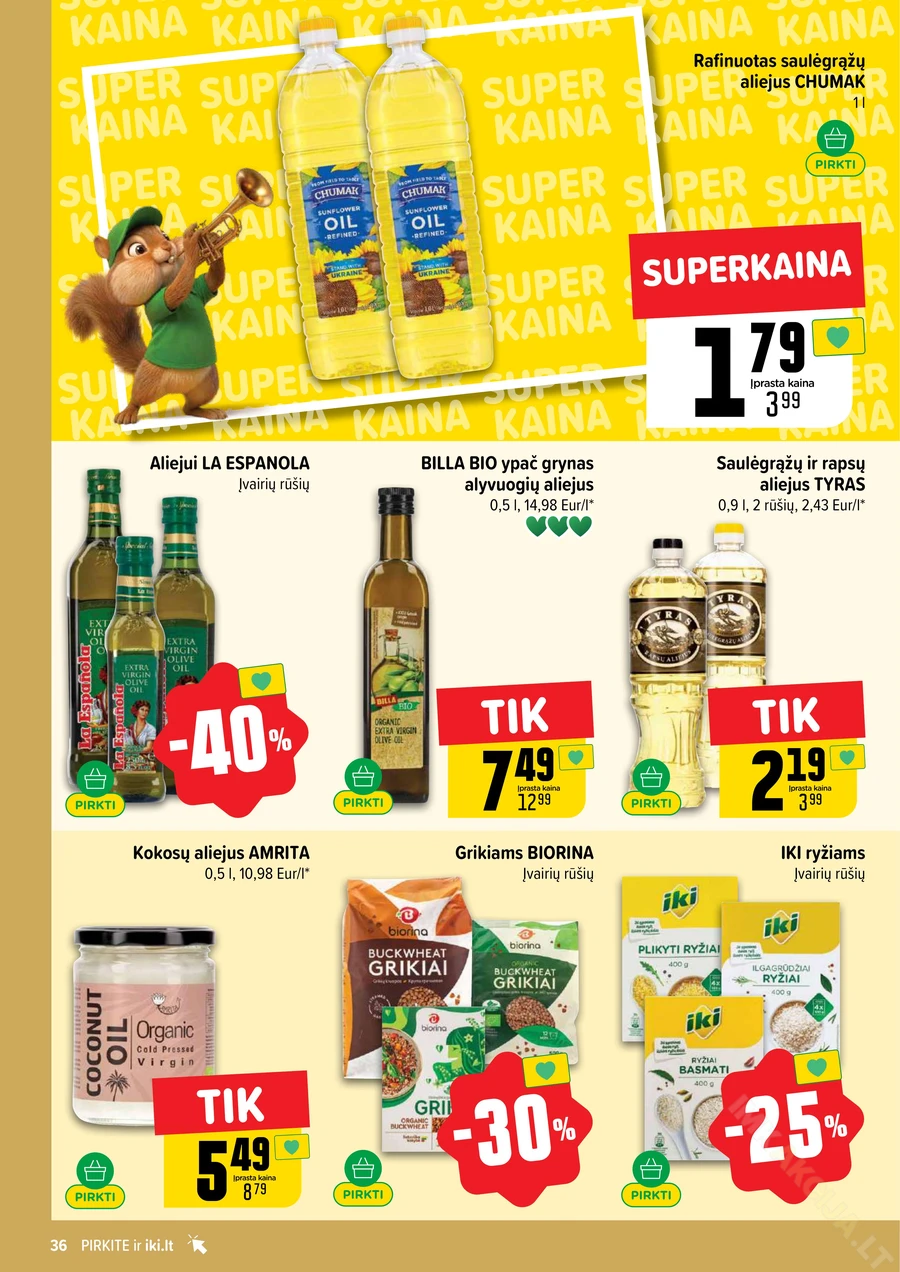 IKI SAVAITĖLĖ akcijų leidinys Nr. 25 puslapis 36