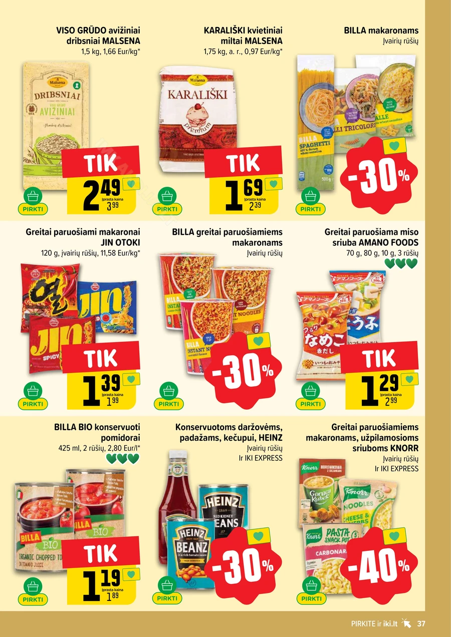 IKI SAVAITĖLĖ akcijų leidinys Nr. 25 puslapis 37
