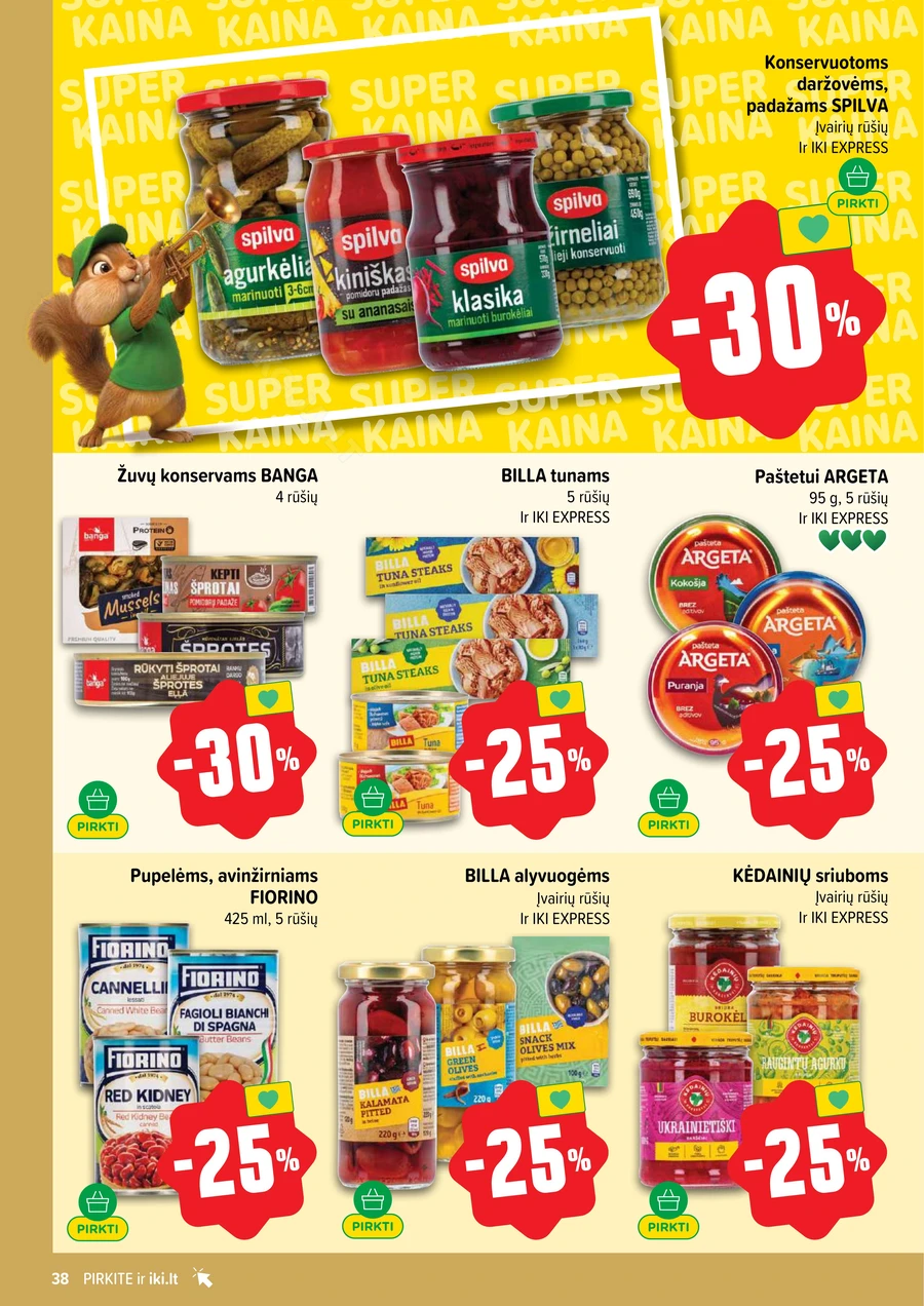 IKI SAVAITĖLĖ akcijų leidinys Nr. 25 puslapis 38