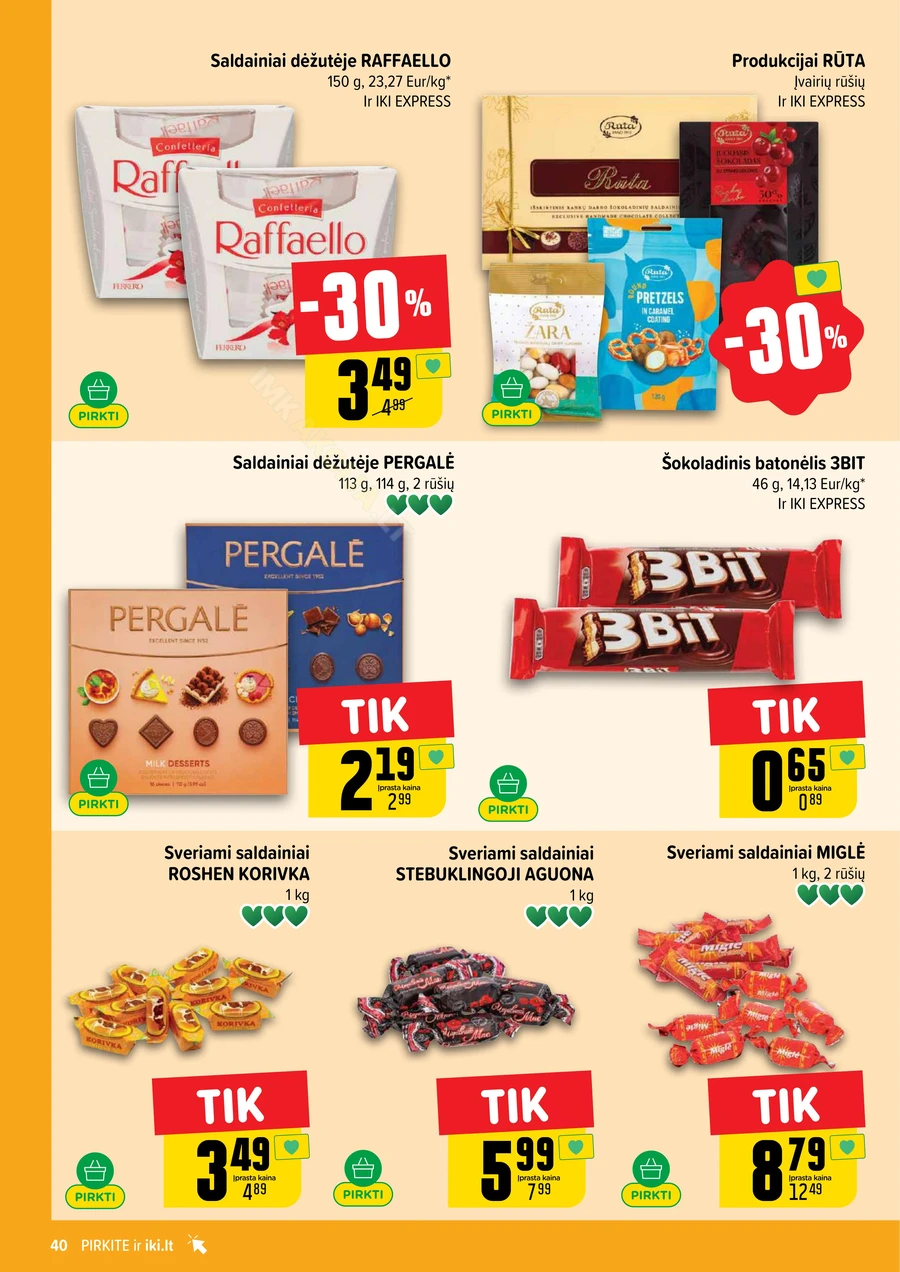 IKI SAVAITĖLĖ akcijų leidinys Nr. 25 puslapis 40