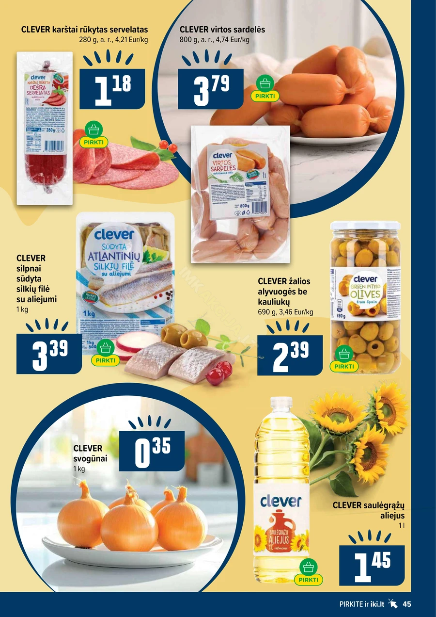 IKI SAVAITĖLĖ akcijų leidinys Nr. 25 puslapis 45