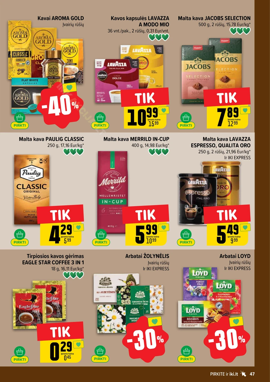 IKI SAVAITĖLĖ akcijų leidinys Nr. 25 puslapis 47
