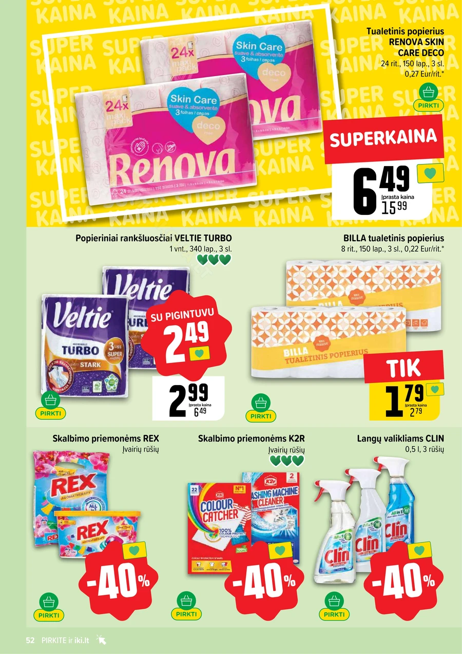 IKI SAVAITĖLĖ akcijų leidinys Nr. 25 puslapis 52