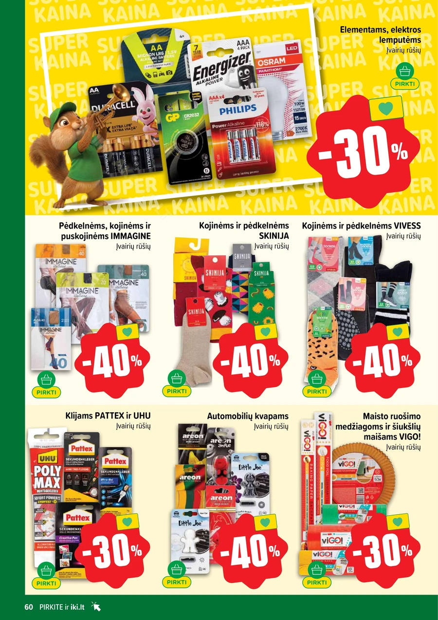 IKI SAVAITĖLĖ akcijų leidinys Nr. 25 puslapis 60