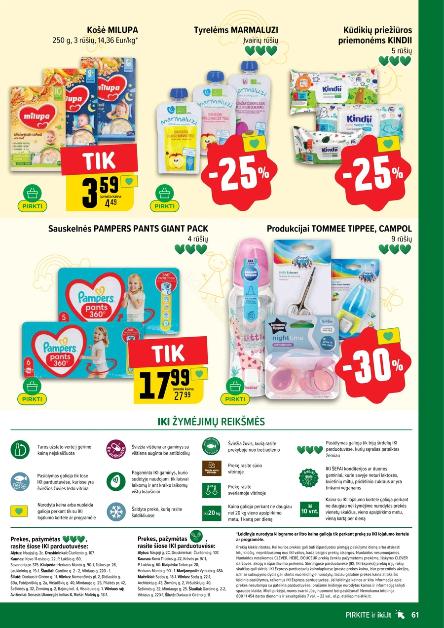 IKI SAVAITĖLĖ akcijų leidinys Nr. 25 puslapis 61