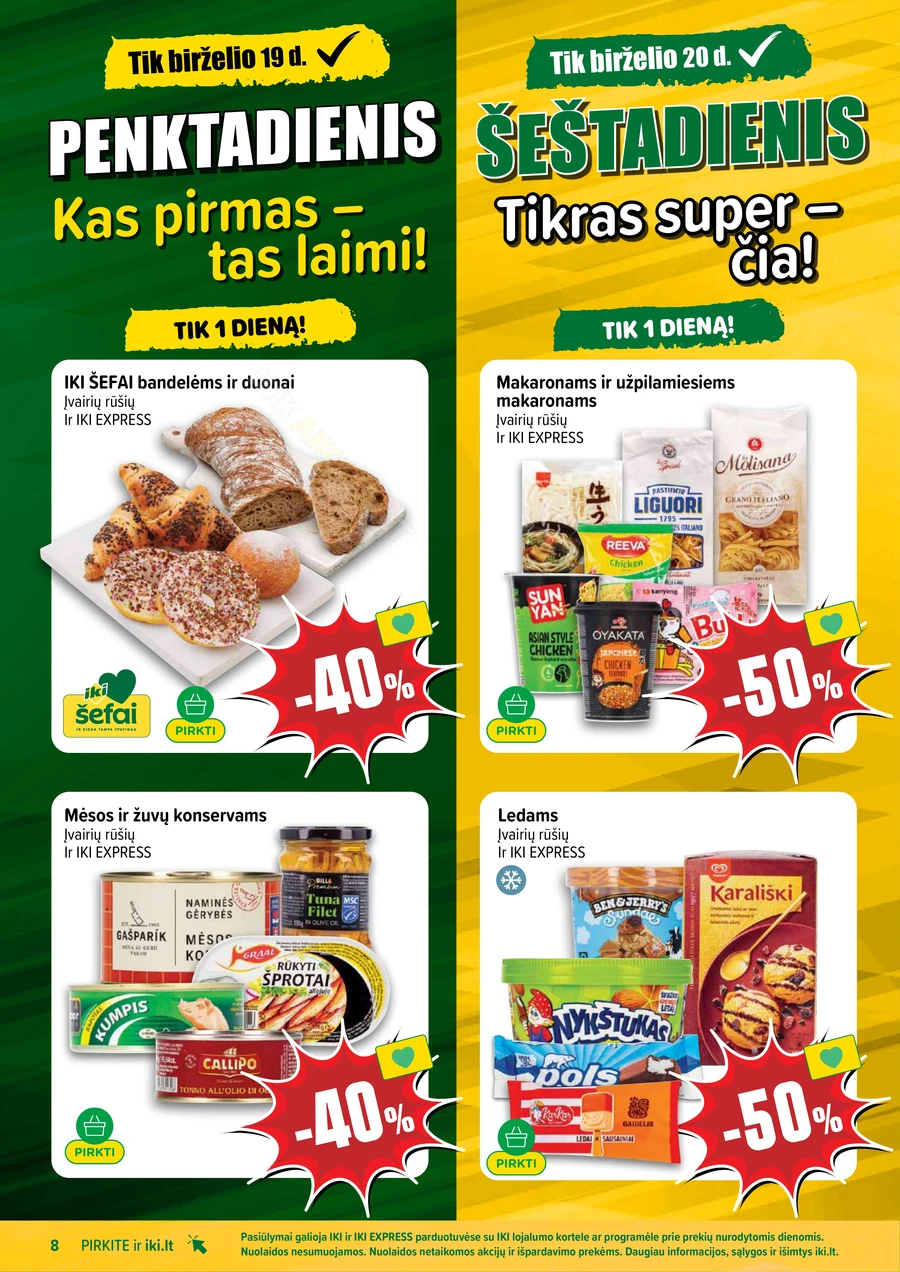 IKI SAVAITĖLĖ akcijų leidinys Nr. 25 puslapis 8