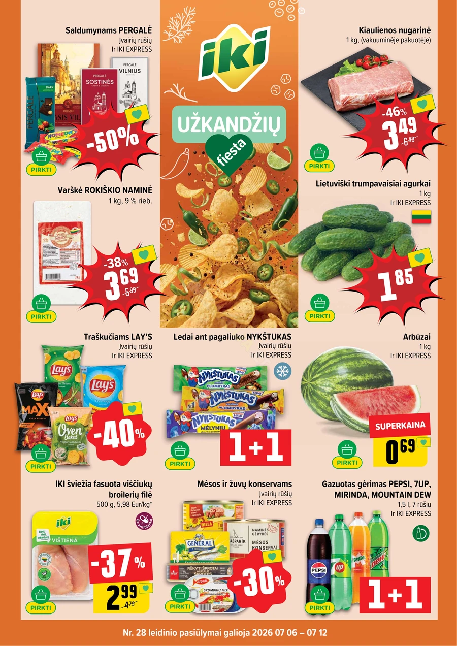 IKI SAVAITĖLĖ akcijų leidinys Nr. 28 puslapis 1