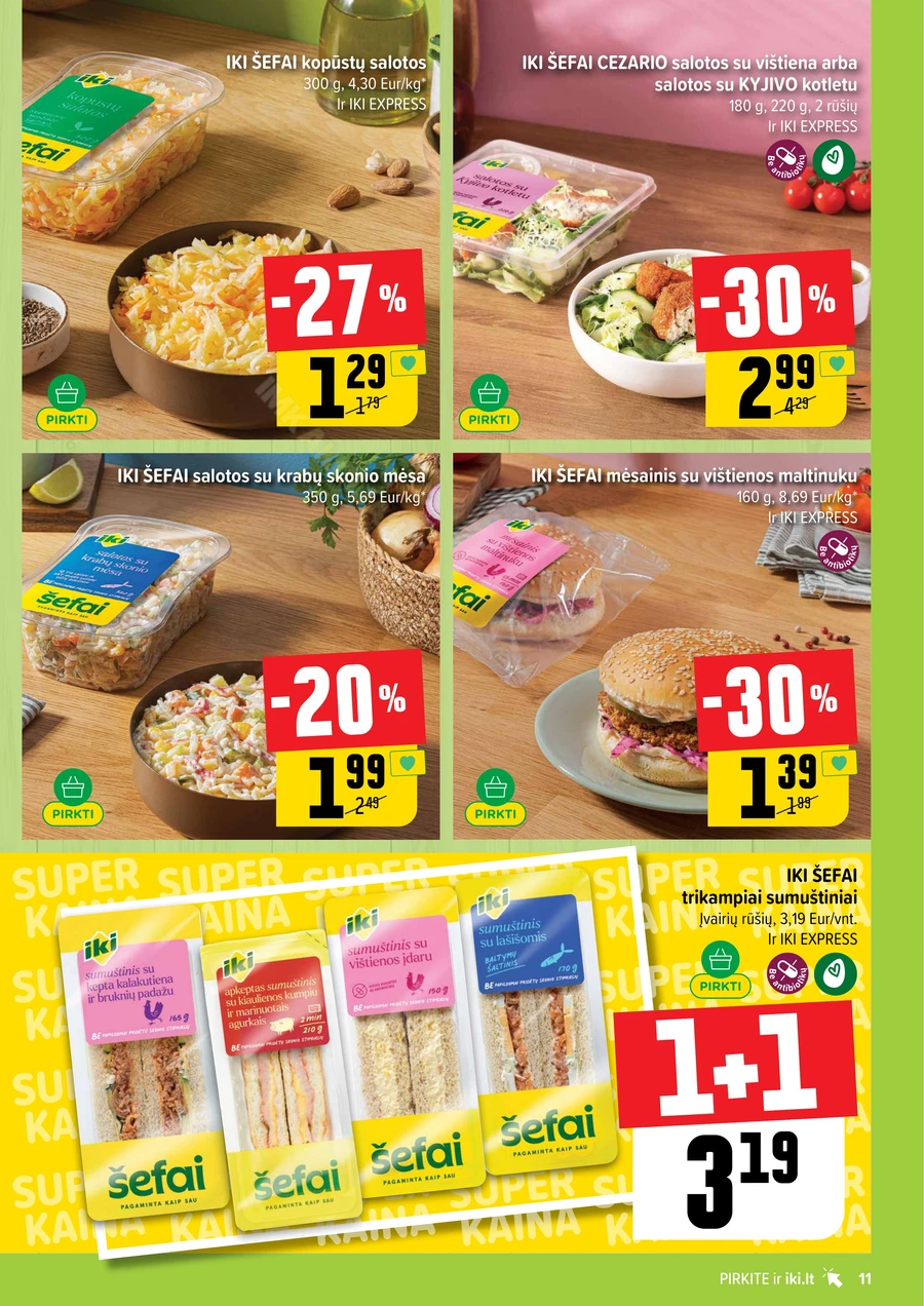 IKI SAVAITĖLĖ akcijų leidinys Nr. 28 puslapis 11