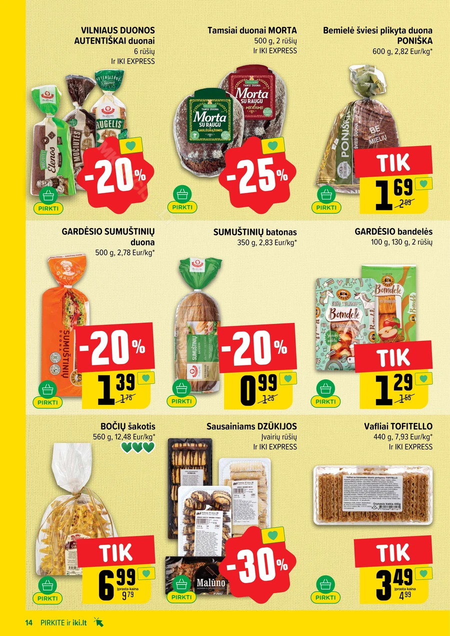 IKI SAVAITĖLĖ akcijų leidinys Nr. 28 puslapis 14