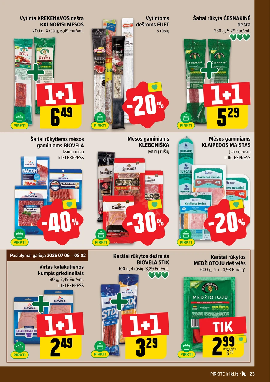 IKI SAVAITĖLĖ akcijų leidinys Nr. 28 puslapis 23