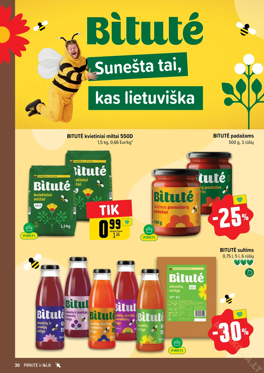 IKI SAVAITĖLĖ akcijų leidinys Nr. 28 puslapis 30